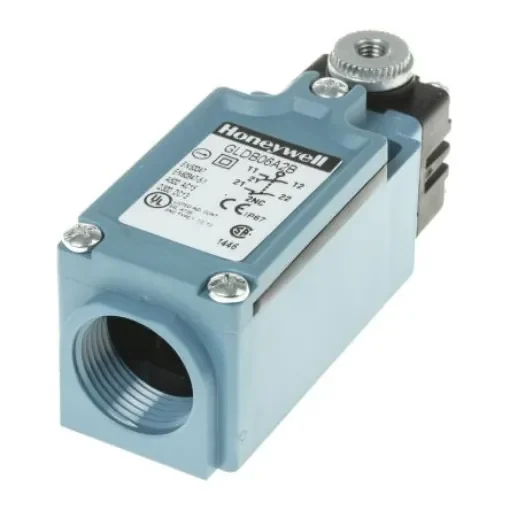 Honeywell GLD Series Adjustable Roller Lever Limit Switch, 2NC, IP66, DPST 2NC, Thermoplastic Housing, 300V ac Max, 10A - GLDB06A2B product image