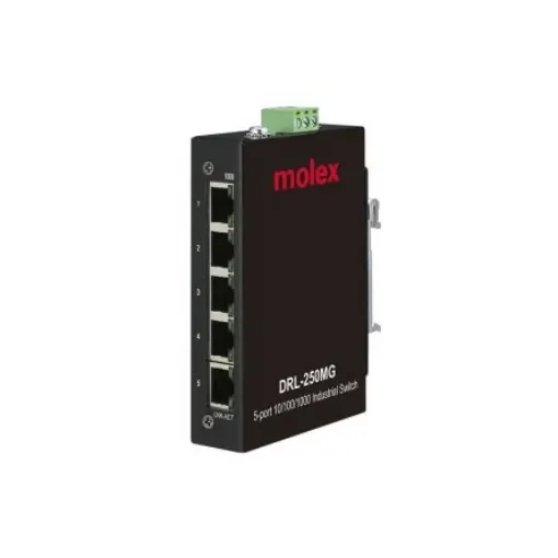 Molex IP20 Unmanaged Ethernet Switch, Unmanaged 5 Port Industrial Ethernet Switch RJ-45 - 1120361002 product image