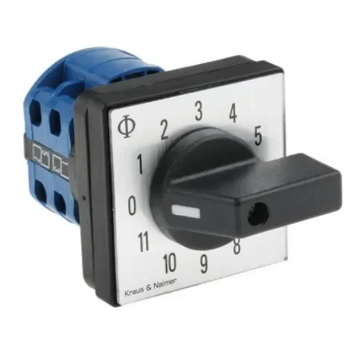 Kraus & Naimer 12 Position Coding Cam Switch, 6A - CAD11.A543/GBA001.EF product image