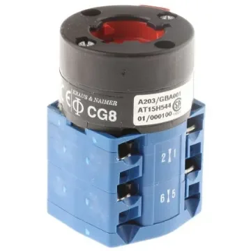 Kraus & Naimer, 4P 2 Position 60° On-Off Cam Switch, 20A - CG8.A203/GBA001.*FT product image