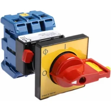 Kraus & Naimer 3P Pole Panel Mount Isolator Switch - 32A Maximum Current, 11kW Power Rating, IP65 - KG32A.T203/GBA011.FT2 product image
