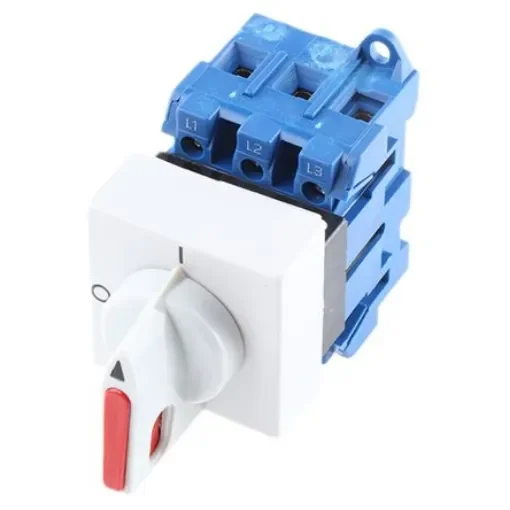 Kraus & Naimer 3P Pole Isolator Switch - 25A Maximum Current, 7.5kW Power Rating - KG20A.T303/GBA003.VE2 product image