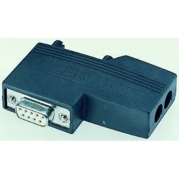 ERNI 104 9 Way Right Angle Cable Mount D-sub Connector Plug, 1.27mm Pitch - 104 577 product image