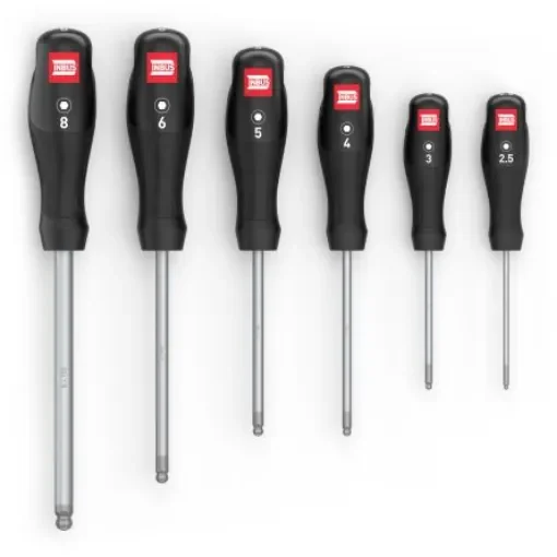 INBUS Allen Hexagon Screwdriver Set, 6-Piece - 79863 product image
