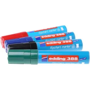 Edding Broad, Extra Broad, Medium Tip Assorted Marker Pen - 388/4S product image
