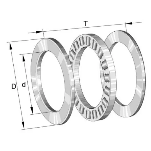 INA 81122-TV 90mm I.D Spherical Spherical Roller Bearing, 190mm O.D product image