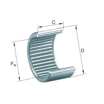 INA HN5025 50mm I.D Needle Roller Bearing, 58mm O.D product image