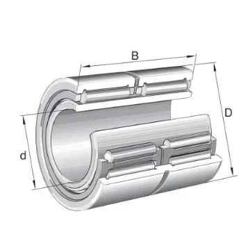 INA NA6916-ZW-XL 80mm I.D Needle Needle Roller Bearing, 110mm O.D product image