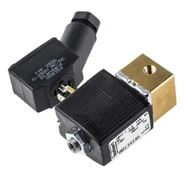 Burkert Solenoid Valve 134146, 3 port(s) , NC, 230 V ac, M5 product image