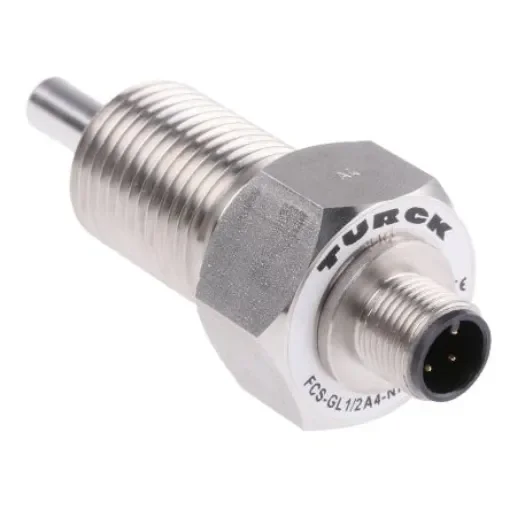 Turck FCS Series Remote Sensor Flow Sensor for Gas, Liquid, 1 (Water) cm/s, 3 (Oil) cm/s Min, 150 (Water) cm/s, 300 - FCS-GL1/2A4-NA-H1141 product image