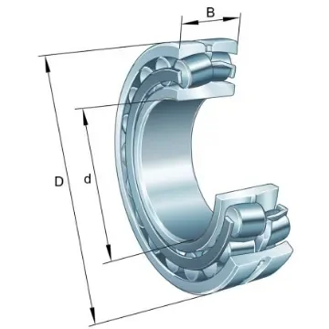 FAG 22320-E1-XL-K-C3 100mm I.D Spherical Roller Bearing Spherical Roller Bearing, 215mm O.D product image