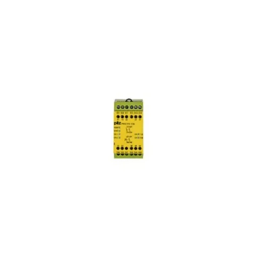 Pilz 774 Safety Monitoring Safety Relay, 24V dc, Single/Dual-Channel, 4 Safety Contacts - 774504 product image