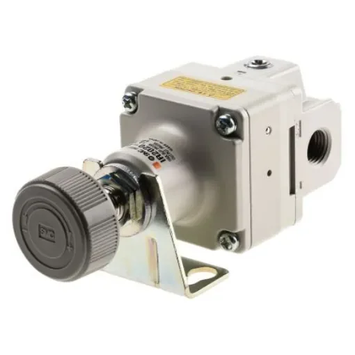 SMC Rc 1/4 Pneumatic Regulator - 0.005MPa to 0.8MPa, 1/4in, 1MPa max. input - IR2020-02B product image