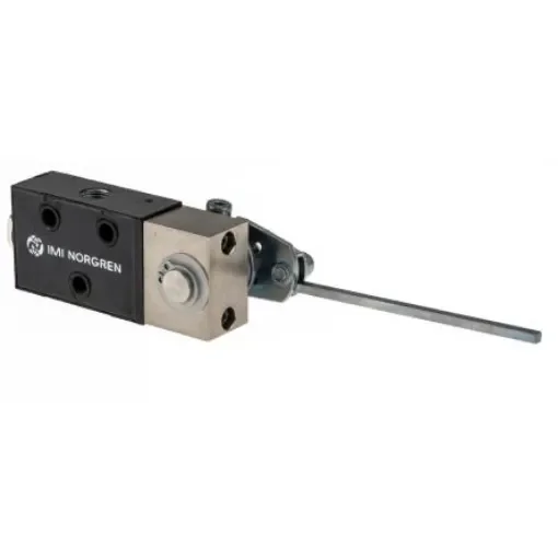 Norgren Rod Lever 3/2 Pneumatic Manual Control Valve S/666 Series, G 1/8, 1/8in, III B - S/666/106 product image