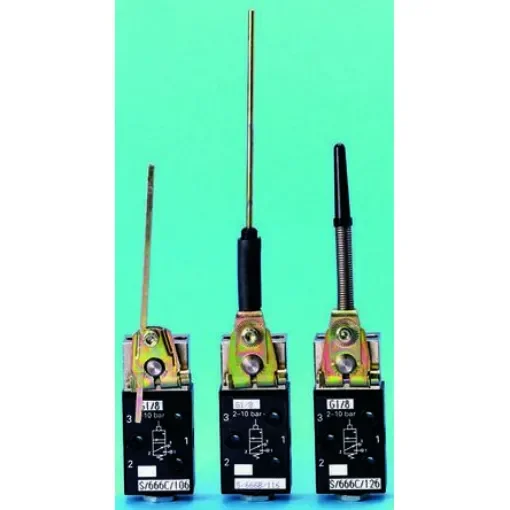 Norgren Antenna 3/2 Pneumatic Manual Control Valve S/666 Series, G 1/8, 1/8in, S/666/116 product image