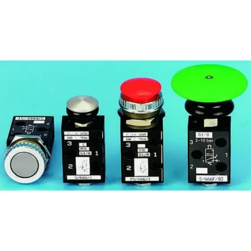 Norgren Push Button 3/2 Pneumatic Manual Control Valve S/666 Series, G 1/8, 1/8in, PS/666 - PS/666/1/G product image