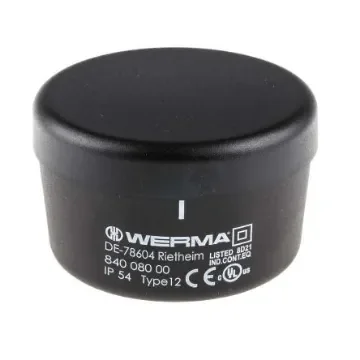 Werma 840 Series Terminal unit, 24 V dc, 230 V ac, AC, DC, IP54 - 840.080.00 product image