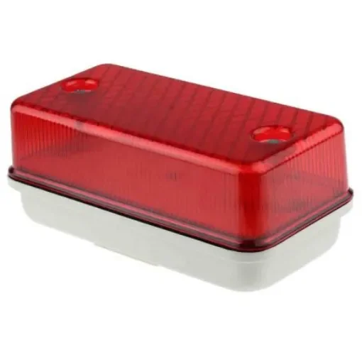 Marl Rectangular LED Bulkhead Light, 24 V ac/dc, Lamp Supplied, IP64 - 3151218 product image