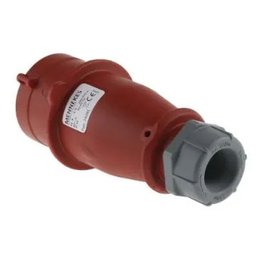 MENNEKES, AM-TOP IP44 Red Cable Mount 7P Industrial Power Plug, Rated At 16A, 400 V - 742 product image
