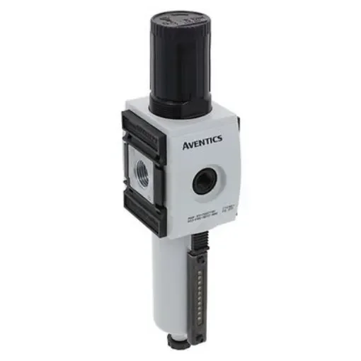 EMERSON – AVENTICS AS3-FRE Filter Regulator, 5µm, G 1/2, Semi Automatic, 16 bar - R412007190 product image