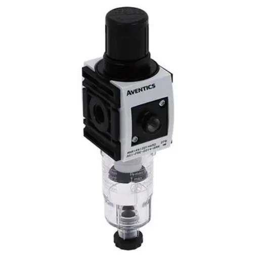 EMERSON – AVENTICS AS1-FRE Filter Regulator, 5µm, G 1/4, Semi Automatic, 12 bar - R412014652 product image