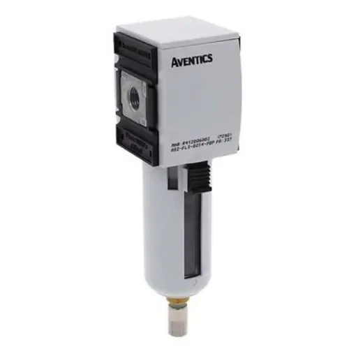 EMERSON – AVENTICS AS2-FLS series 5µm G 1/4 1.5bar to 16 bar Filter 2100L/min max with Automatic drain - R412006002 product image
