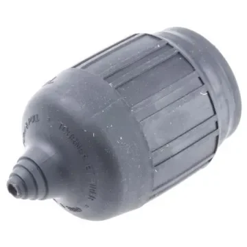 Hubbell Male Black Weatherproof Triple Seal Boot IP55 for use with Power Connector - HBL6031 product image