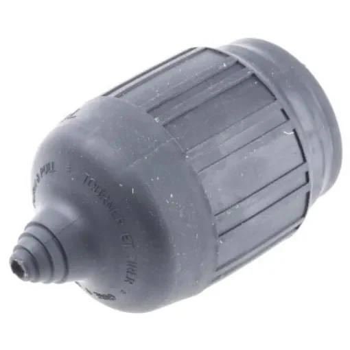 Hubbell Male Black Weatherproof Triple Seal Boot IP55 for use with Power Connector - HBL6031 product image