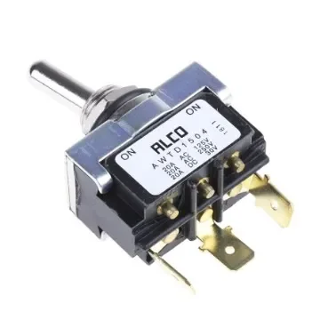 TE Connectivity Toggle Switch, Panel Mount, On-On, SPDT, Tab Terminal - AWTD1504 product image
