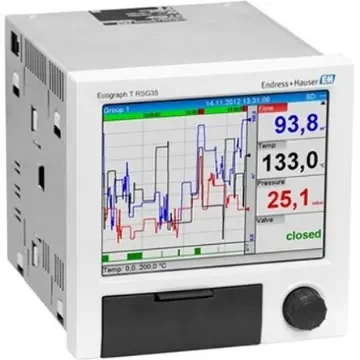 Endress+Hauser RSG35-B1AL7, 12 Digital and 6 Analog Input Channels, 6 Output Channels, Graphical Chart Recorder product image