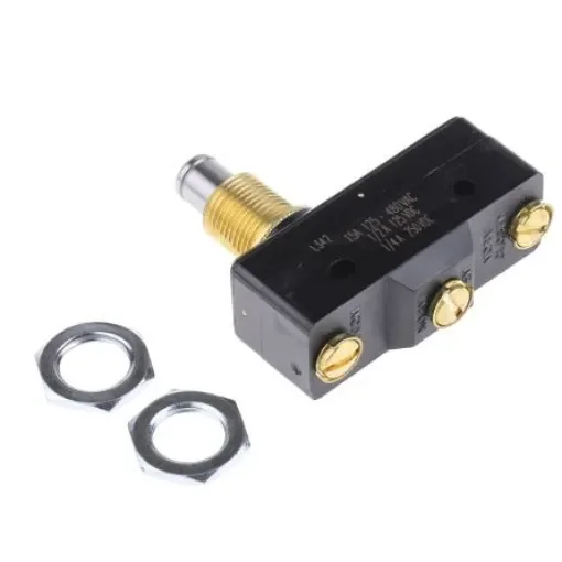 Honeywell Plunger Micro Switch, Screw Terminal, 16 A @ 250 V ac, SPDT - BZ-2RQ1M-A2 product image