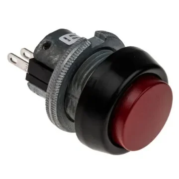 ITW Switches 76-94 Series Push Button Switch, Momentary, Panel Mount, 22mm Cutout, SPDT, Clear LED, 250V ac, IP67 - 76-9420/439088R product image