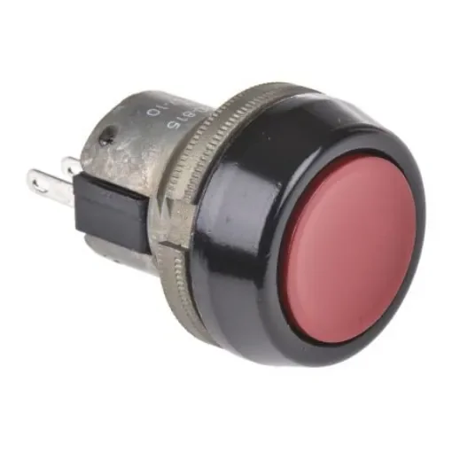 ITW Switches 76-94 Series Push Button Switch, Momentary, Panel Mount, 22mm Cutout, SPDT, Clear LED, 250V ac, IP67 - 76-9410/439088R product image