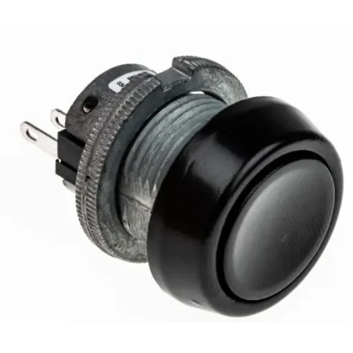 ITW Switches 76-94 Series Illuminated Push Button Switch, Momentary, Panel Mount, 22mm Cutout, SPDT, Clear LED, 250V - 76-9410/439088B product image