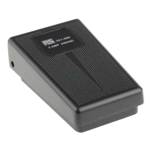 RS PRO General Industrial Momentary Foot Switch - Die Cast Aluminium Case Material, SP-CO, 6 A Contact Current, 250V - 321060 product image