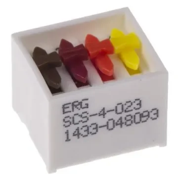 ERG 4 Way Through Hole DIP Switch 4PDT - SCS-4-023 product image