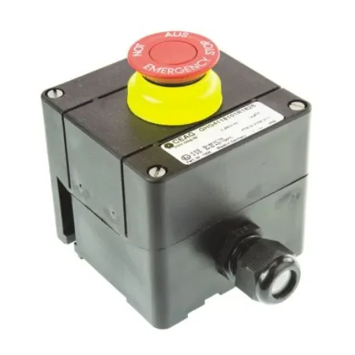 Eaton GHG411 Series Pull Release Emergency Stop Push Button, Surface Mount, SPDT, IP66 - GHG4118101R1826 product image