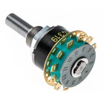 NSF GX non short, 12 Position SP12T Rotary Switch, 250 mA @ 60 V, Solder - 500399-000-000-000 product image