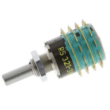 NSF GX non short, 6 Position 4P6T Rotary Switch, 250 mA @ 60 V, Solder - 500401-000-000-000 product image
