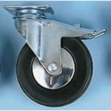 Tente Braked Swivel Castor Wheel, 80kg Capacity, 100mm Wheel - 2477UYP100P50 product image