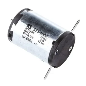 Maxon Brushed DC Motor, 5 W, 18 V dc, 6.25 mNm, 9970 rpm, 2mm Shaft Diameter - 110124 product image