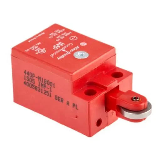Allen Bradley 440P Series Roller Interlock Switch, NO/NC, IP30, Polybutylene Terephthalate (PBT) Housing - 440P-M18001 product image