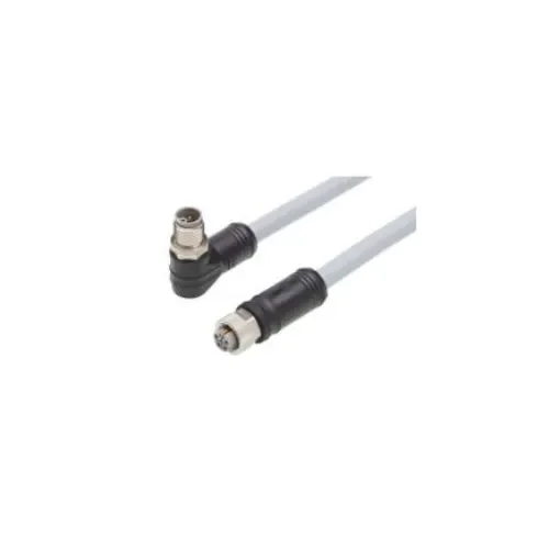 Molex Right Angle Female 5 way M12 to Straight Male 5 way M12 Cordset, 20m - 1205010123 product image
