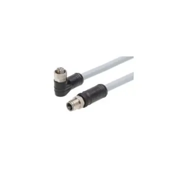 Molex Right Angle Female 5 way M12 to Straight Male 5 way M12 Cordset, 15m - 1205010114 product image
