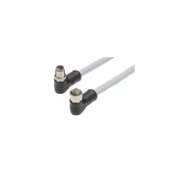 Molex Right Angle Female 5 way M12 to Right Angle Male 5 way M12 Cordset, 15m - 1205010131 product image