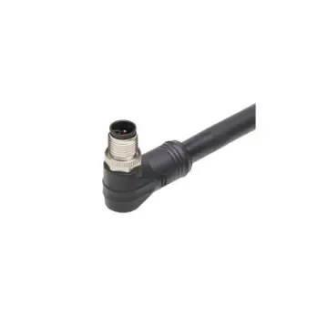 Molex Right Angle Male 4 way M12 to Pigtail Cordset, 20m - 1205000255 product image