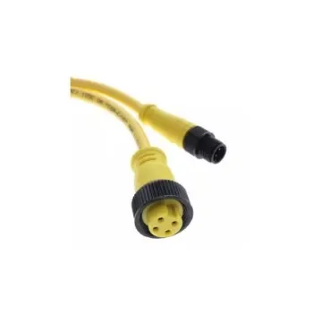 Molex Straight Male 4 way M8 to Straight Female 4 way M8 Cordset, 1m - 1300100132 product image