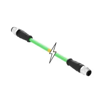 MolexBrad Micro-Change, 10m, Green M12 to Male M12 Male, Terminated - 1201088311 product image