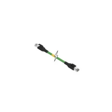 MolexBrad Micro-Change, 2m Cat5e, Green RJ45 to Male RJ45 Male, Shielded Shielded, Terminated TPE Sheath - 1201088354 product image