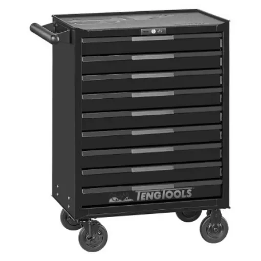 Teng Tools 9 Drawer Steel Wheeled Roller Cabinet - TSW26B9 product image